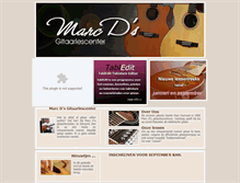 Tablet Screenshot of gitaarlesmarc.be